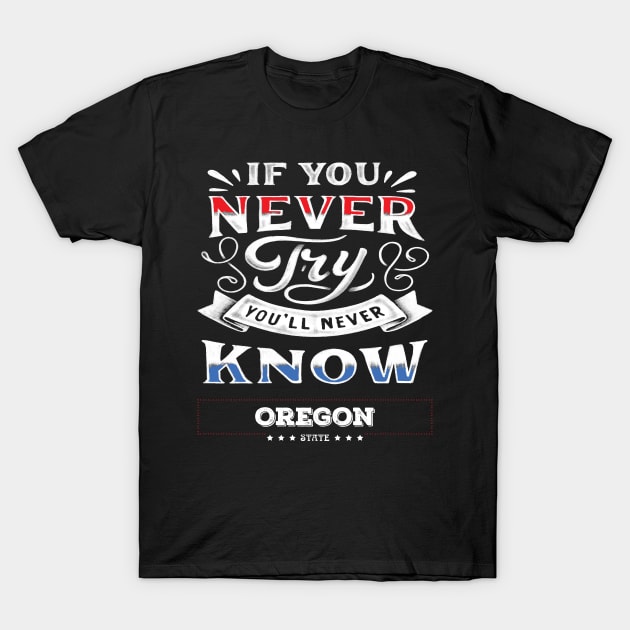 Oregon T-Shirt by Print On Demand✅